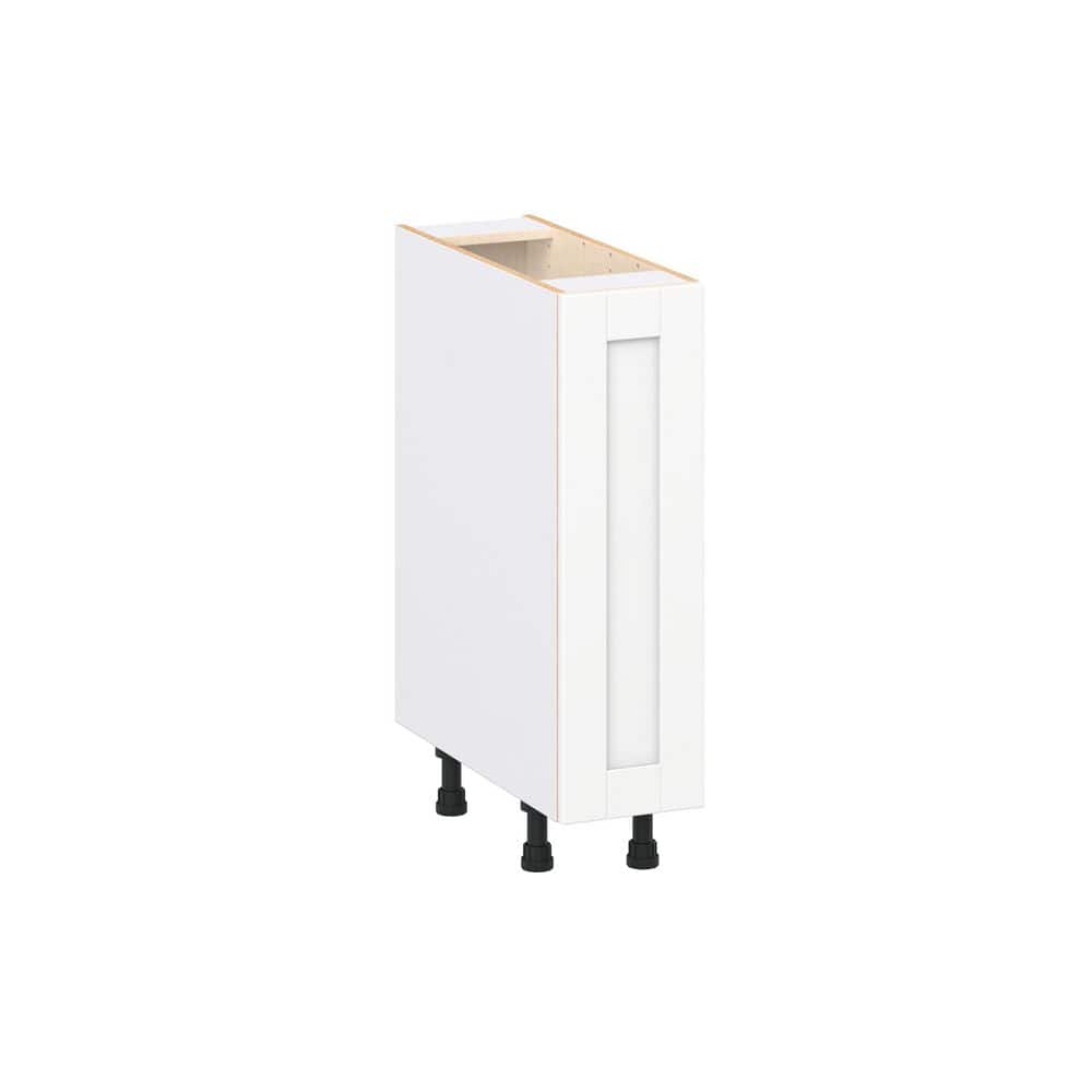 Milton 9 in. W x 24 in. D x 34.5 in. H Assembled Shaker Full Height Door Base Kitchen Cabinet in Bright White price history on PriceWatchPro