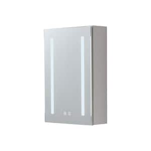 15.75 in. W x 5.9 in. D x 23.62 in. H Bathroom Storage Wall Cabinet in White