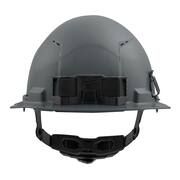 BOLT Gray Type 1 Class C Front Brim Vented Hard Hat with 6-Point Ratcheting Suspension (10-Pack)