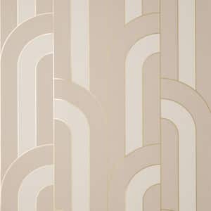 Ezra Pink Arch Matte Non-Pasted Strippable Wallpaper Sample