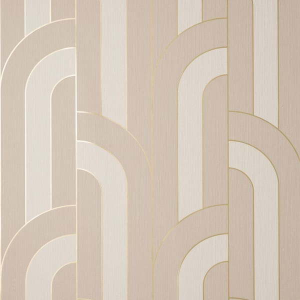 Fine Decor Ezra Pink Arch Matte Non-Pasted Strippable Wallpaper Sample