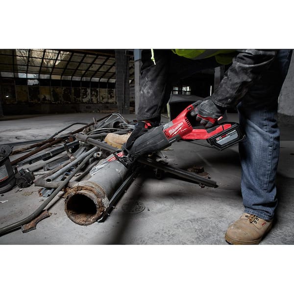 Milwaukee - M18 FUEL 18V Lith-Ion Brushless Cordless Super SAWZALL Reciprocating Saw w/Multi-Tool & (2) High Output 6.0Ah Battery