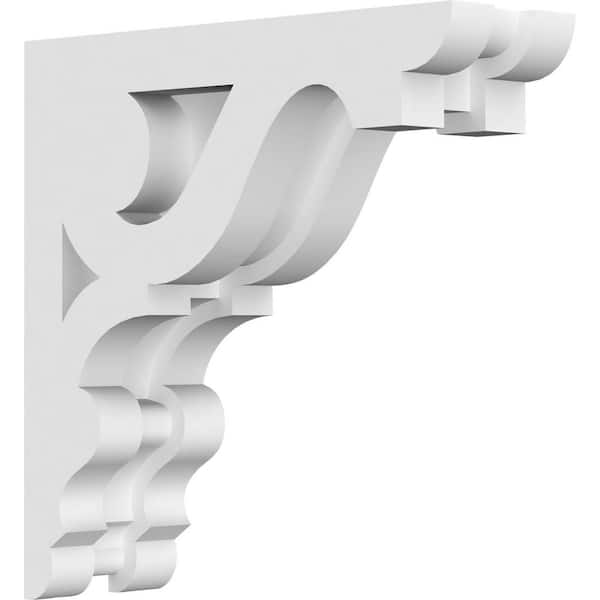 Ekena Millwork 1-7/8 in. x 6 in. x 6 in. PVC Robin Corbel
