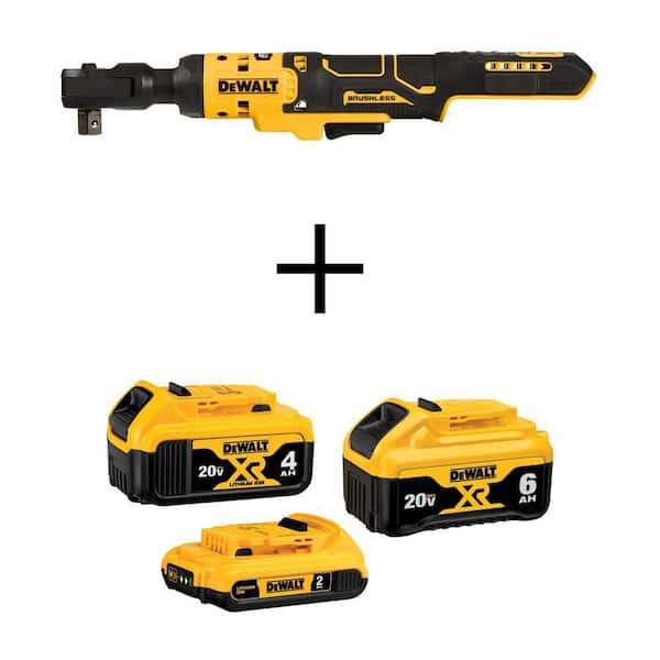 ATOMIC COMPACT SERIES™ 20V MAX* Brushless 3/8 in. Ratchet Kit