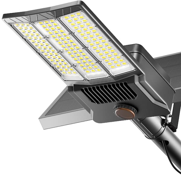 8000-Watt 480000 Lumen 240° Black Motion Sensing Dusk to Dawn Integrated LED Parking Lot Area Light