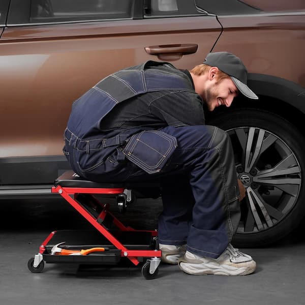 VEVOR Foldable Z Garage Creeper, 36 in., 300 lbs Load Capacity