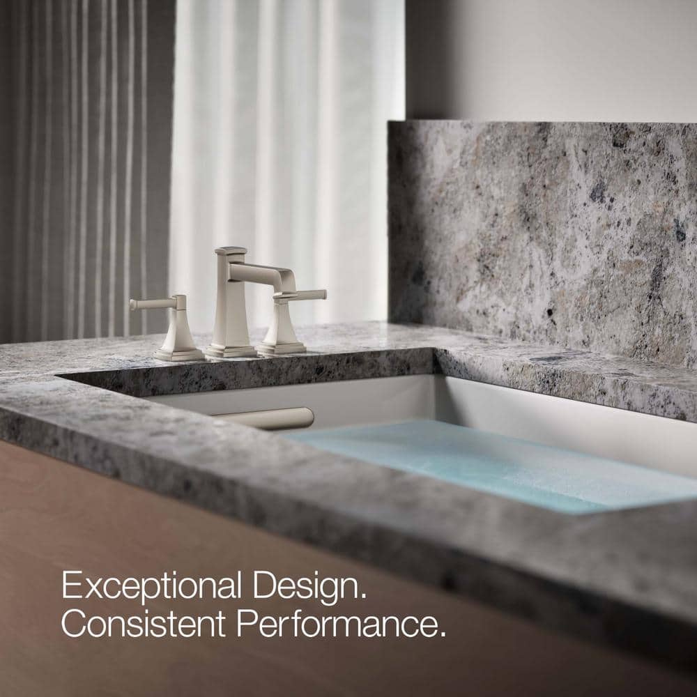 Vibrant Brushed Nickel 2-Handle Tub Faucet Trim Kit