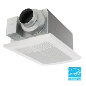 Whisper Cozy DC 80/110 CFM Pick-A-Flow Ceiling Bathroom Exhaust Fan/Heater with Flex-Z-Fast Easy Install Bracket