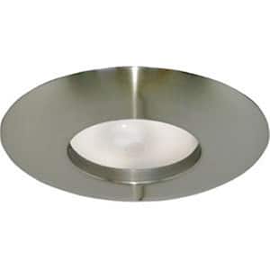 6 in. Satin Nickel Recessed Lighting Wide Trim Ring