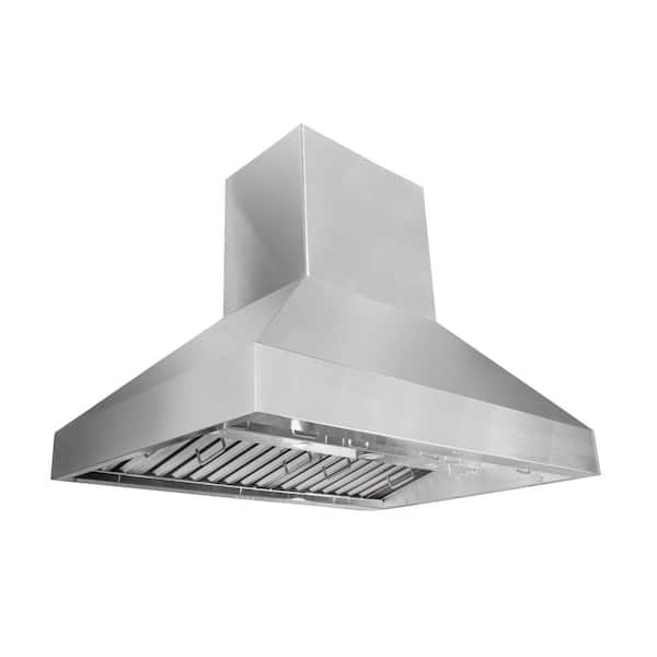 PLJI 103.54 304SS 54 in. 1200 CFM Outdoor Island Range Hood 304 Stainless Steel