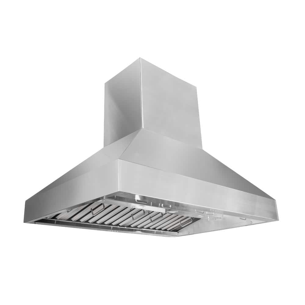 PLJI 103.54 54 in. 1200 CFM Island Mount Range Hood Stainless Steel with LED Lights price history on PriceWatchPro