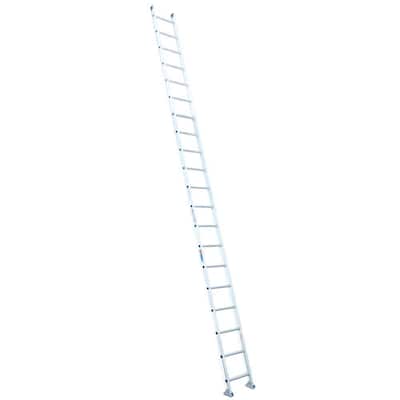 20 ft. Aluminum D-Rung Straight Ladder with 300 lb. Load Capacity Type IA Duty Rating