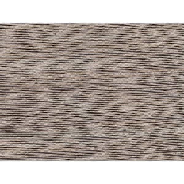 A-Street Prints Surin Metallic Grasscloth Metallic Wallpaper Sample