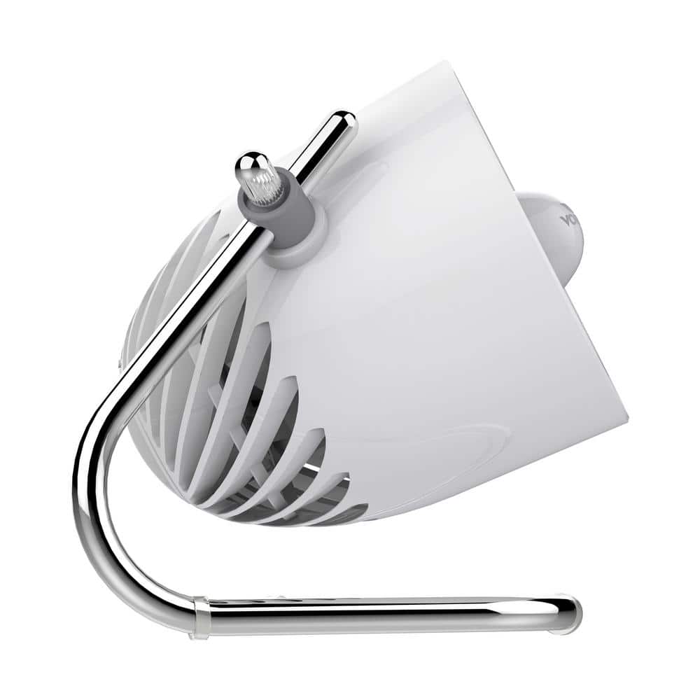 Ice White 3-Speed Table-Top Cooling Fan with Adjustable Tilt