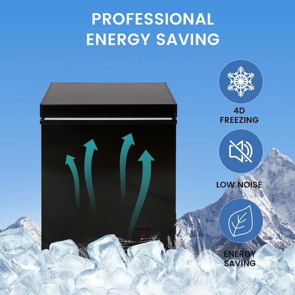 Jeremy Cass 3.5-Cu ft Manual Defrost Chest Freezer (White) Energy Star | FLG-100Q