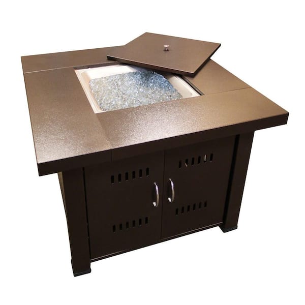 38 in. Steel Firepit in Bronze
