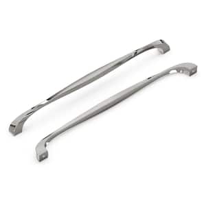 Twist Collection 12 in. (305 mm) Center to Center Polished Nickel Bar Cabinet Pull