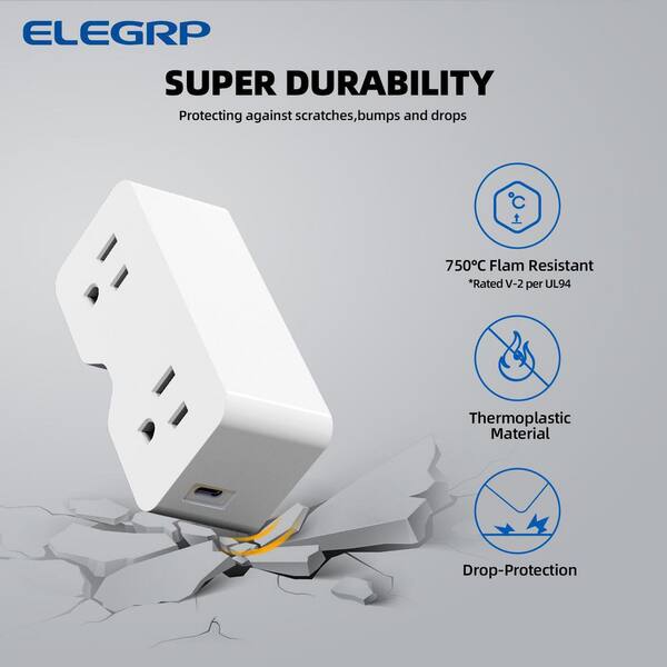 Triplex Usb Socket Cool Gadgets Triple USB Wall Charger Adapter – 3-Port AC Outlet To USB ...
