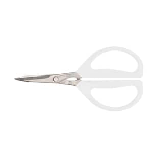 Joyce Chen White Stainless Steel and Plastic Kitchen Shears for Dairy