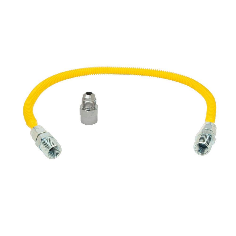 ProCoat 1/2 in. MIP x 1/2 in. MIP Stainless Steel Gas Connector 3/8 in. O. D. Fine Thread price history on PriceWatchPro