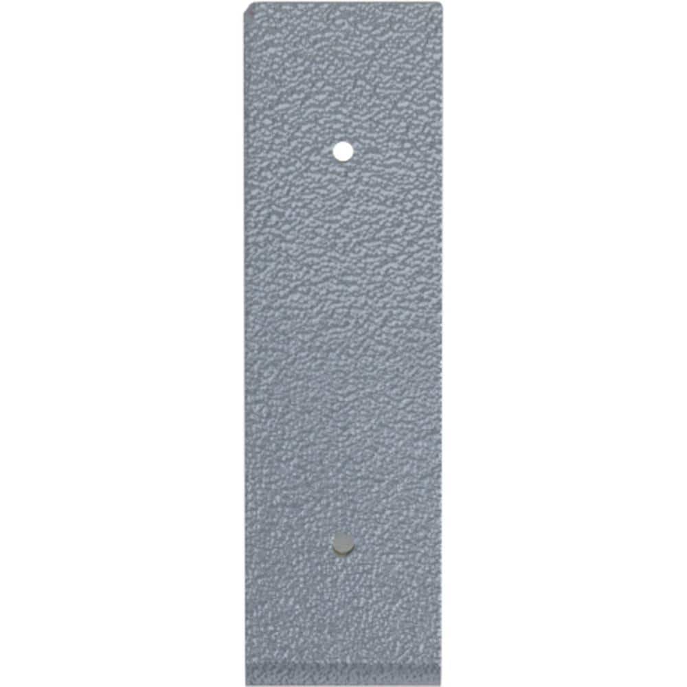 Hammered Light Blue Steel 12" Hanging Shelf Bracket