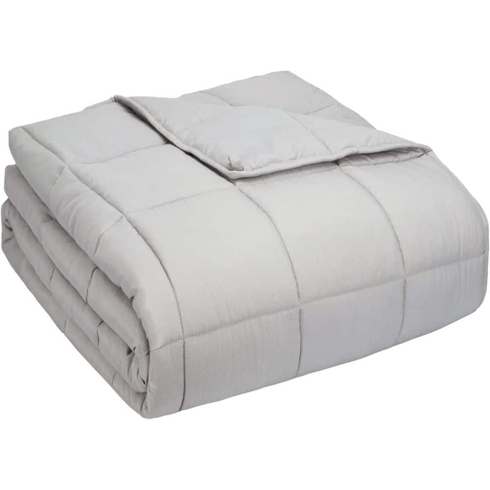 Ultra Soft Cooling Weighted Blanket 60x80 20lbs Queen Size Machine Washable Polyester Gray price history on PriceWatchPro