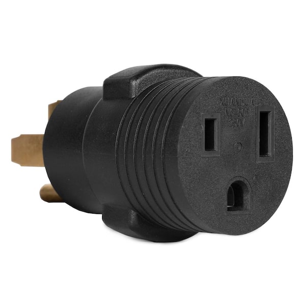 WEN 240V 50-Amp 12000-Watt Generator to Appliance Adapter, NEMA 14-50P 4-Prong Plug to NEMA 6-50R 3-Prong Appliance Outlet
