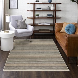Greystone Cream 7 ft. 10 in. x 10 ft. Area Rug