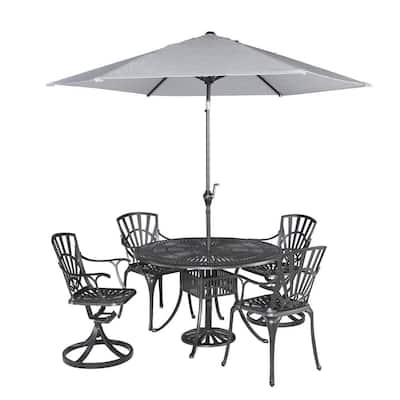 Umbrella Included Patio Dining Sets, 8 Piece Patio Dining Set With Umbrella