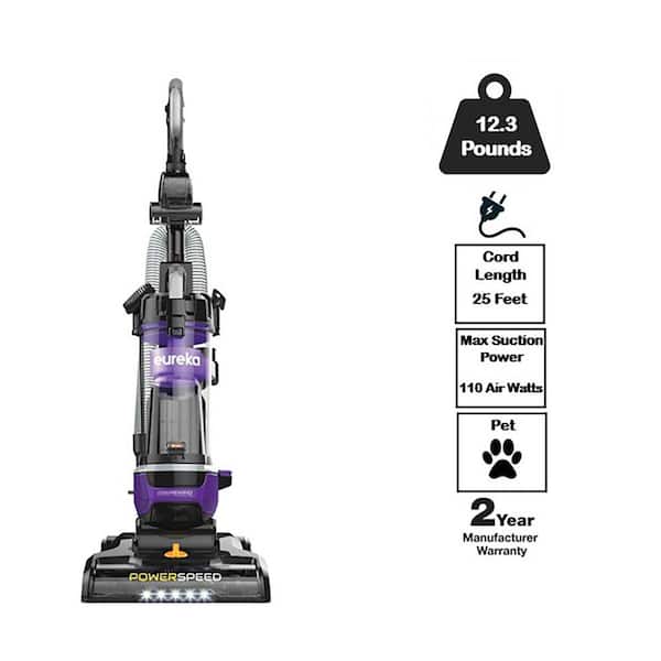 PowerSpeed Pet Cord Rewind Washable Upright Bagless Vacuum Cleaner