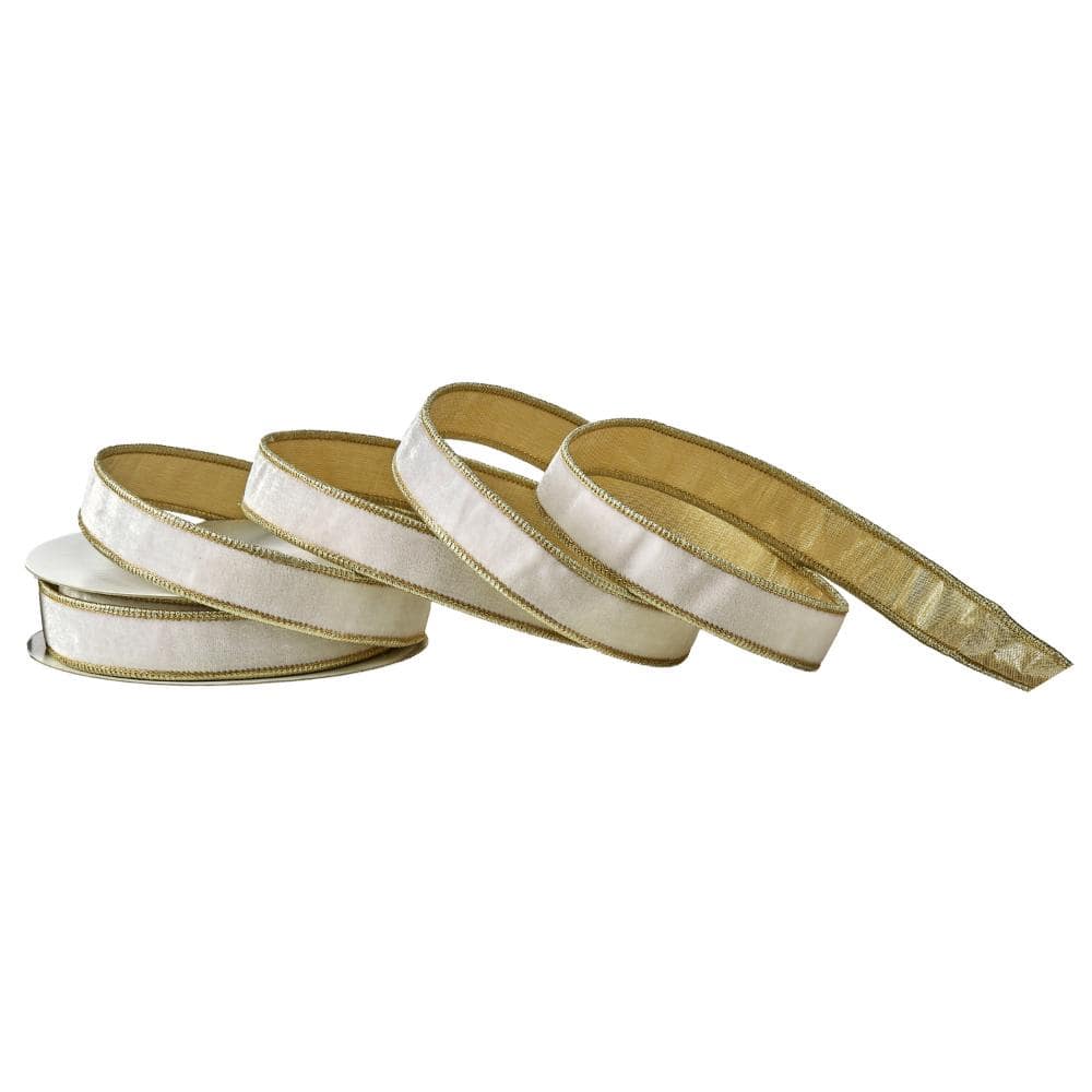 "1""X10Y Velvet With Metallic Dupion Backing Ribbon" price history on PriceWatchPro
