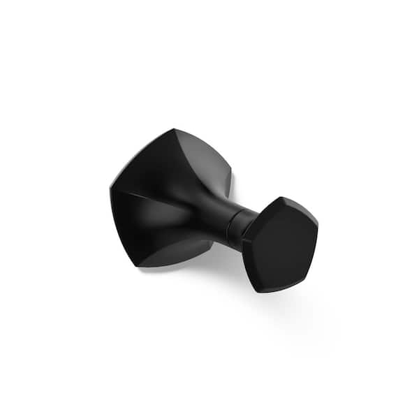 KOHLER Occasion Knob Robe Hook in Matte Black