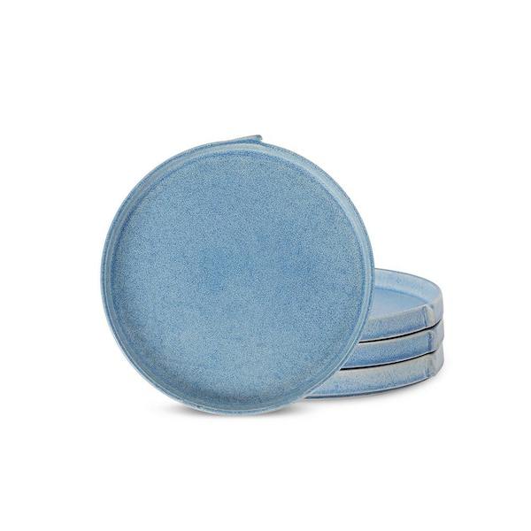 STONE LAIN Bao 4-Piece Blue Stoneware Full Set (Service for 4)