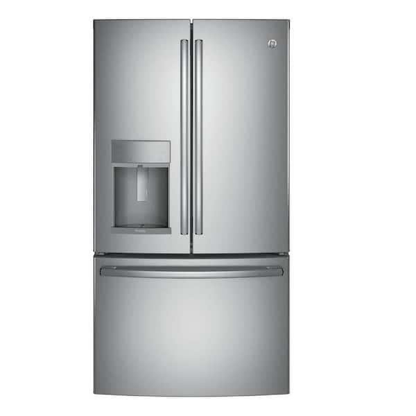 GE Profile 22.2 cu. ft. French Door Refrigerator with Hands Free Autofill in Stainless Steel, Counter Depth and ENERGY STAR