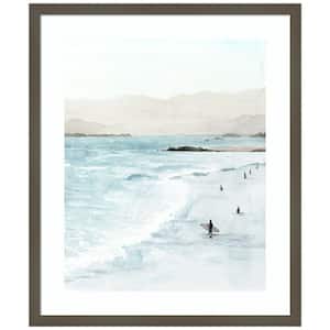 In the Surf II by Grace Popp 1-Piece Framed Giclee Nature Art Print 25 in. x 21 in.