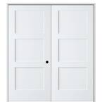 MMI Door Shaker Flat Panel 36 in. x 80 in. Left Hand Solid Core Primed ...