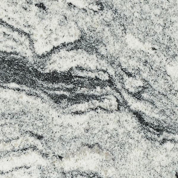 STONEMARK 3 in. x 3 in. Granite Countertop Sample in Siberian White