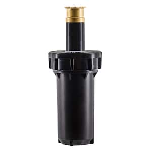 2 in. Pressure Regulated Pop Up Spray Head Sprinkler with Brass Center Strip Pattern Twin Spray Nozzle