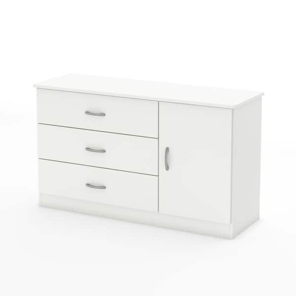 South Shore Libra 3-Drawer Pure White Dresser