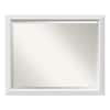 Amanti Art Blanco White 43.5 in. x 33.5 in. Beveled Rectangle Wood Framed  Bathroom Wall Mirror in White DSW3940072 - The Home Depot