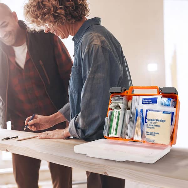 HDX 260-Piece OSHA Plastic First Aid Kit 52246 - The Home Depot