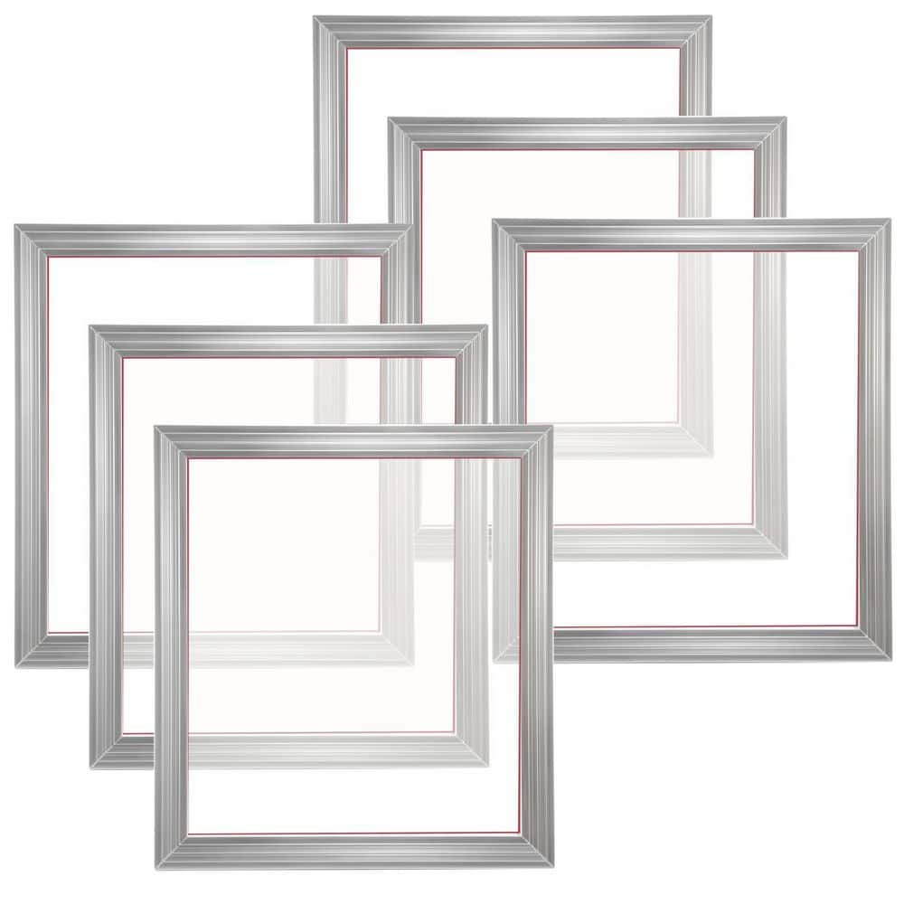 Screen Printing Kit, 6-Aluminum Silk Screen Frames, 45.7 x 50.8 cm Frame with 160-Mesh Count, High-Tension Nylon Mesh price history on PriceWatchPro