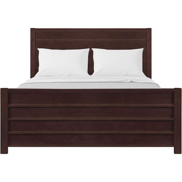 Camden Isle Caroline Espresso Brown Wood Frame King Platform Bed