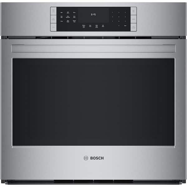 onze afwijzing hoop Bosch 800 Series 30 in. Built-In Smart Single Electric Convection Wall Oven  with Air Fryer, Self Cleaning in Stainless Steel HBL8454UC - The Home Depot