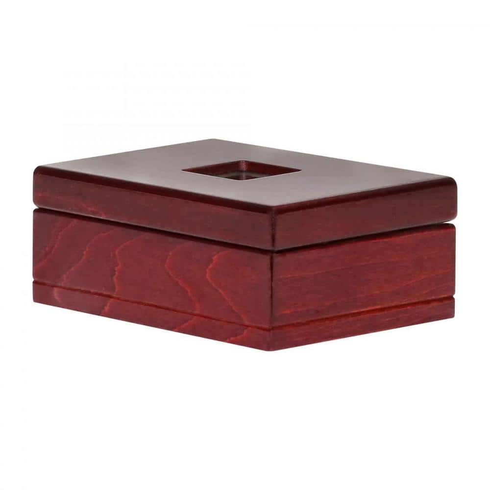 Walnut Color Jewelry Box Organizer Box of Solid Wood with Combo Lock for Jewelries Watches Necklace Ring Storage Box