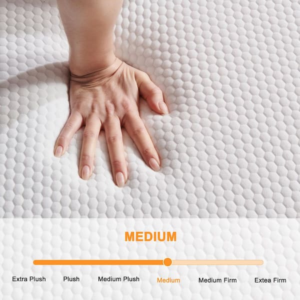 New KFTA Series Twin Medium Memory Foam 10 in. Bed-in-a-Box Mattress