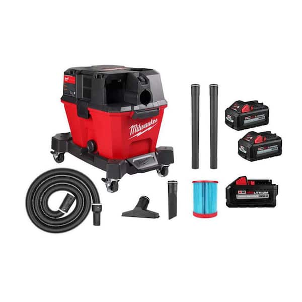 Milwaukee wet dry vac best sale with battery