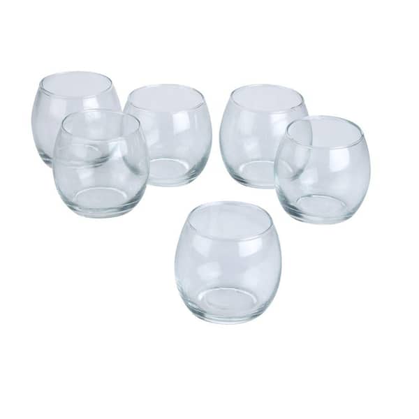 Light In The Dark Clear Glass Hurricane Votive Candle Holders (Set of 72)