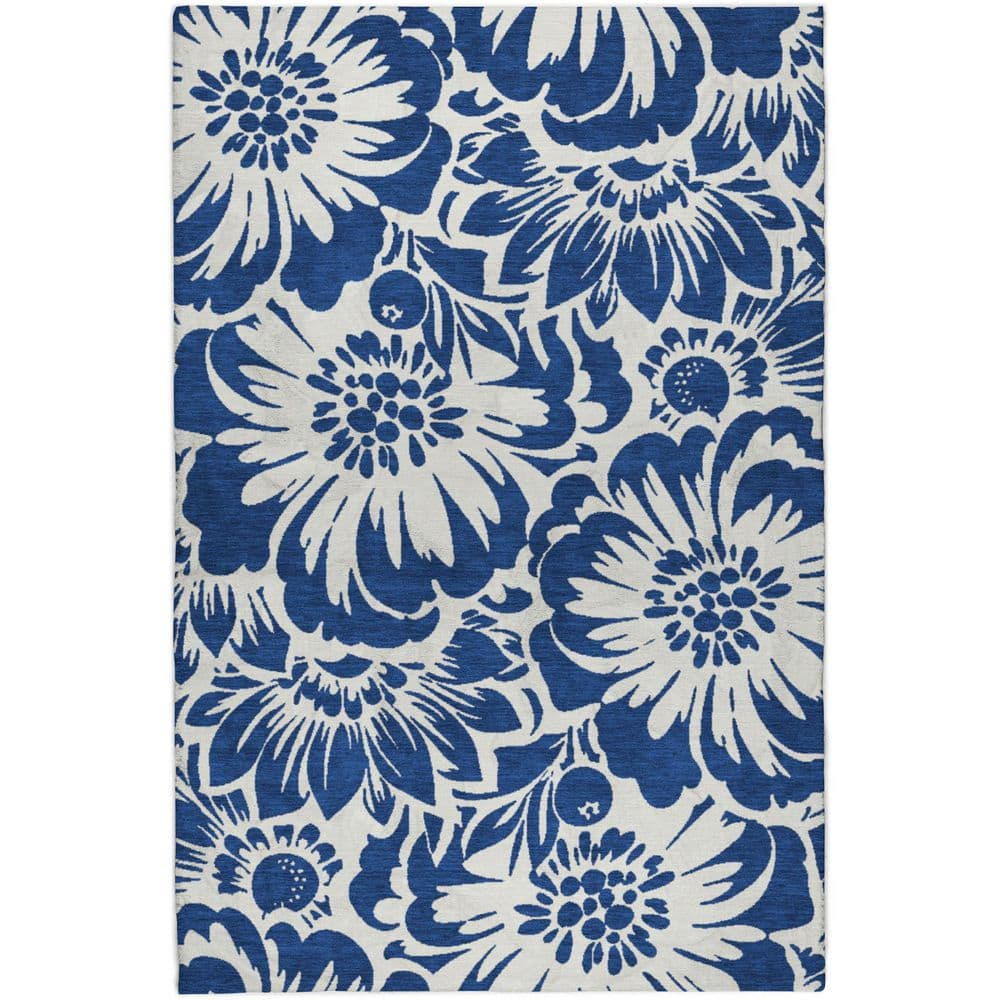 Dream Shag Premium Machine Washable Abstract ADS551 Navy 9 ft. x 12 ft. Area Rug price history on PriceWatchPro