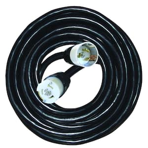 50 ft. 6/3-8/1 50 Amp Outdoor Black Temporary Power Cord